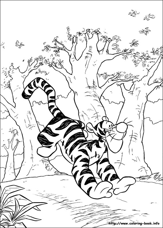 Winnie the Pooh coloring picture